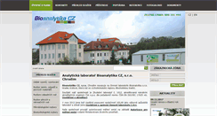 Desktop Screenshot of bioanalytika.cz